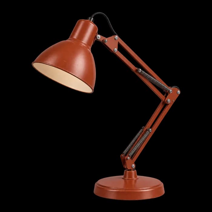 Illustrative terracotta desk lamp